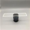 廠家長(zhǎng)期定制白色絲印布紋燈具玻璃，透明圓形燈具玻璃